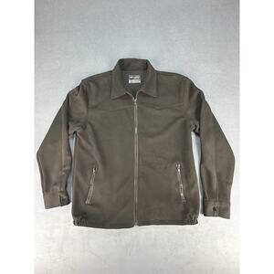 Outlander By Craft & Flow Western Suede Zip Jacket Men’s M Blk Style#E-Manuel-MN